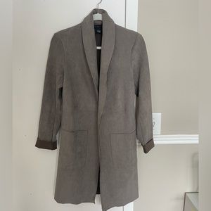 Suede Long Jacket